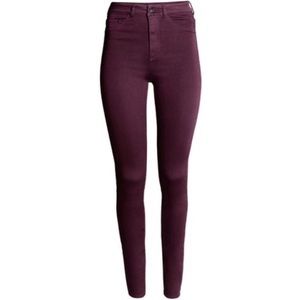 Purple/Red High-Waisted H&M Jeans
